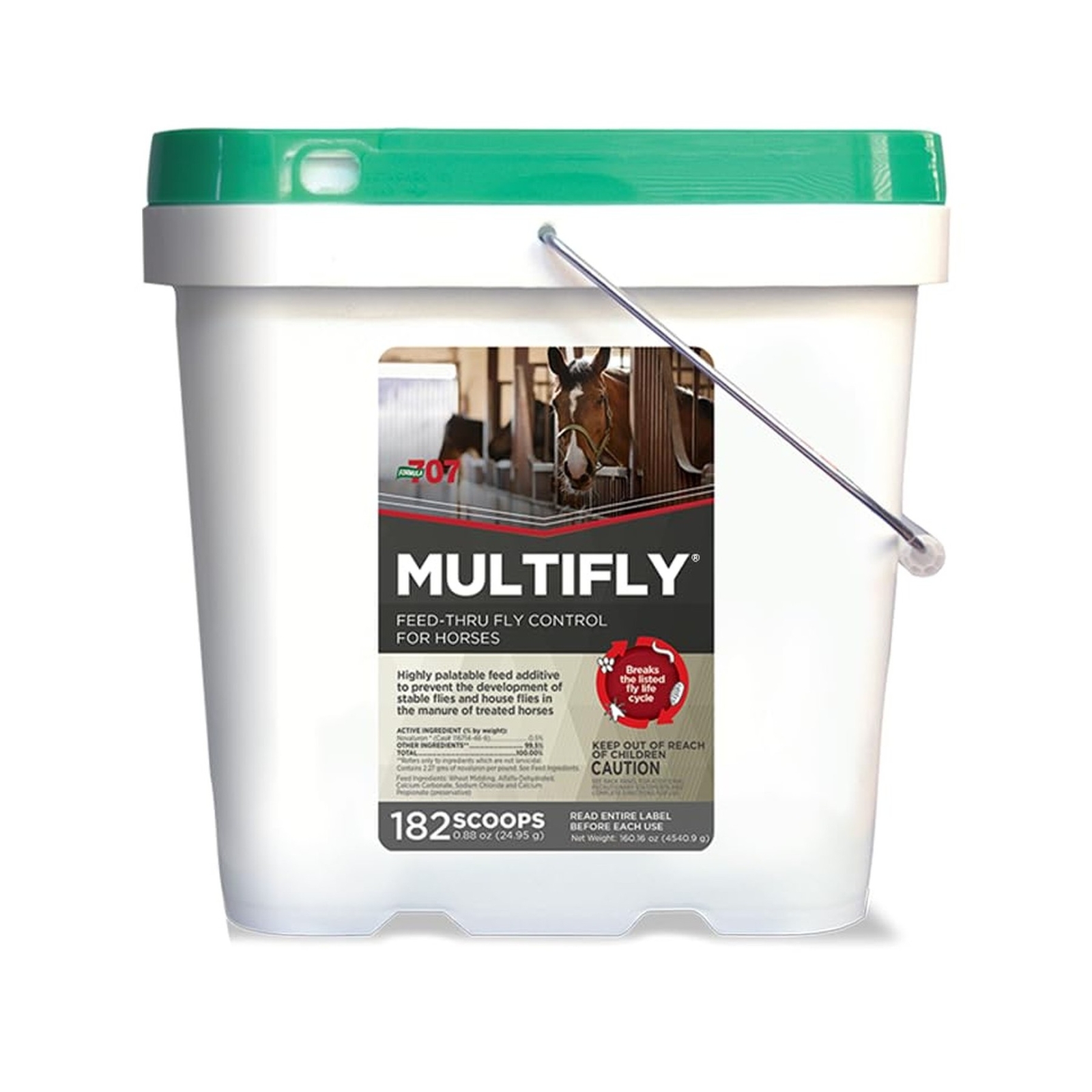 Formula 707 MultiFly Feed-Thru Fly Control Pellets for Horses – Palatable & S…
