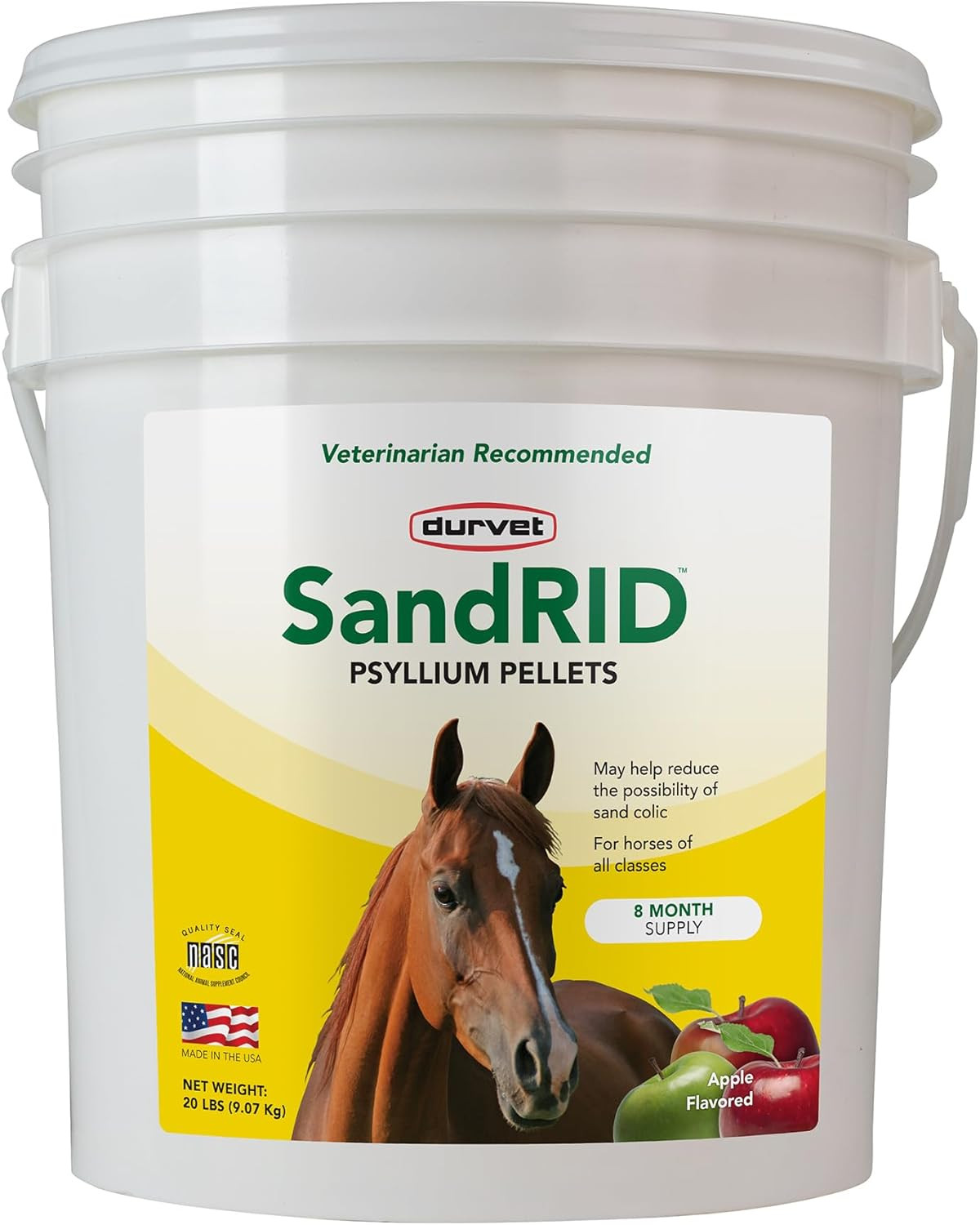 /Equine 699629 Sandrid Psyllium Pellets for Equine, 20 Lb
