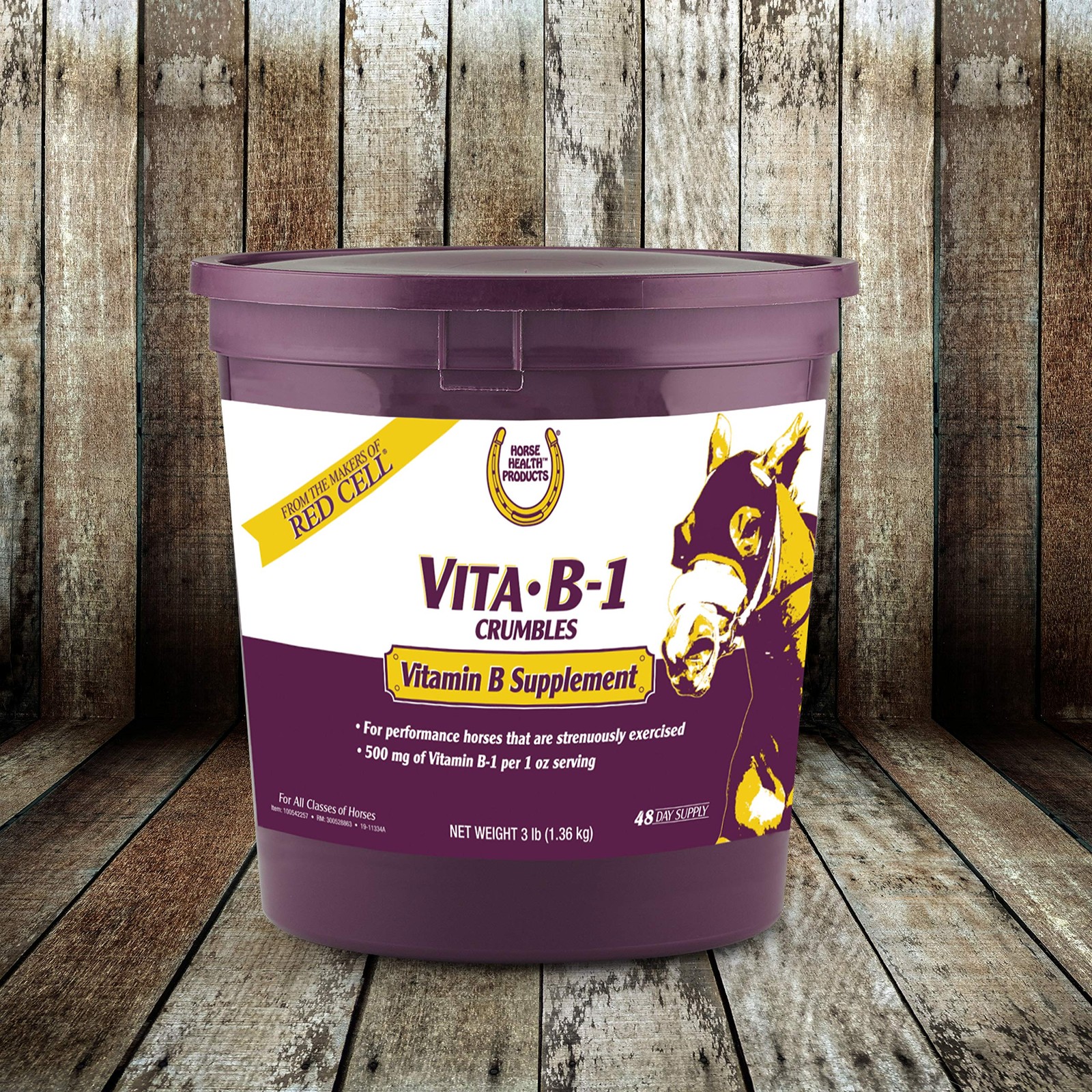 Horse Health Vita B1 Crumbles 3Lbs Muscle And Metabolism Support For Horses