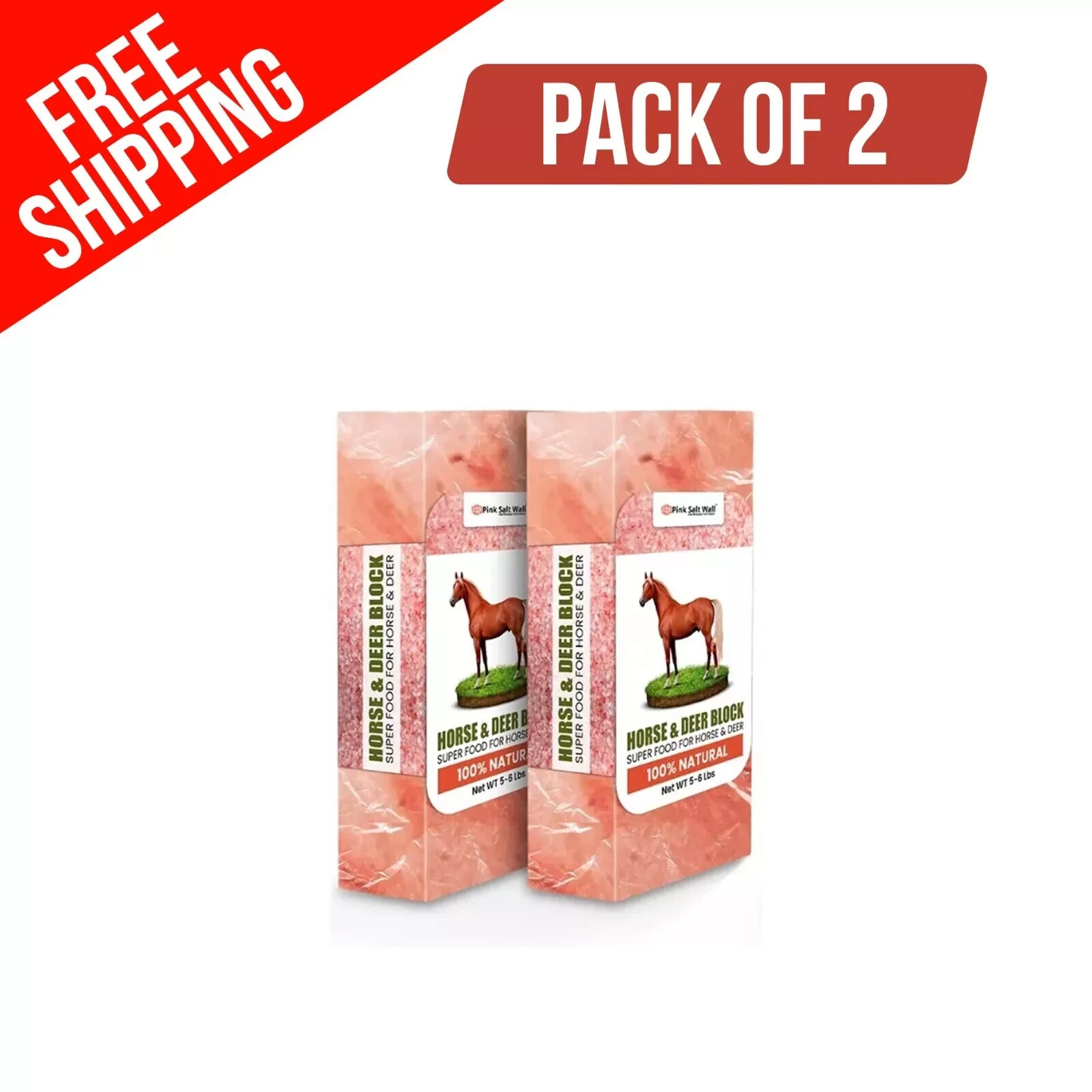 Himalayan Animal Salt Lick Bricks, Hydrate & Minerals Horses Livestock LOW PRICE