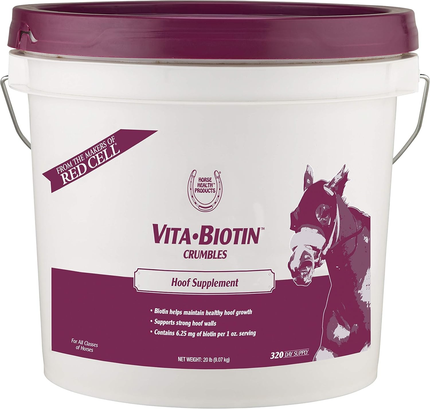 Vita Biotin Crumbles Horse Hoof Supplement Biotin Supplement Supports Healthy