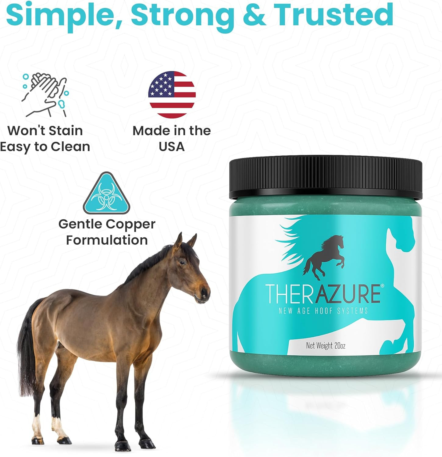 Horse Hoof Thrush Treatment Clay and White Line Equine Care: Effective on Horses