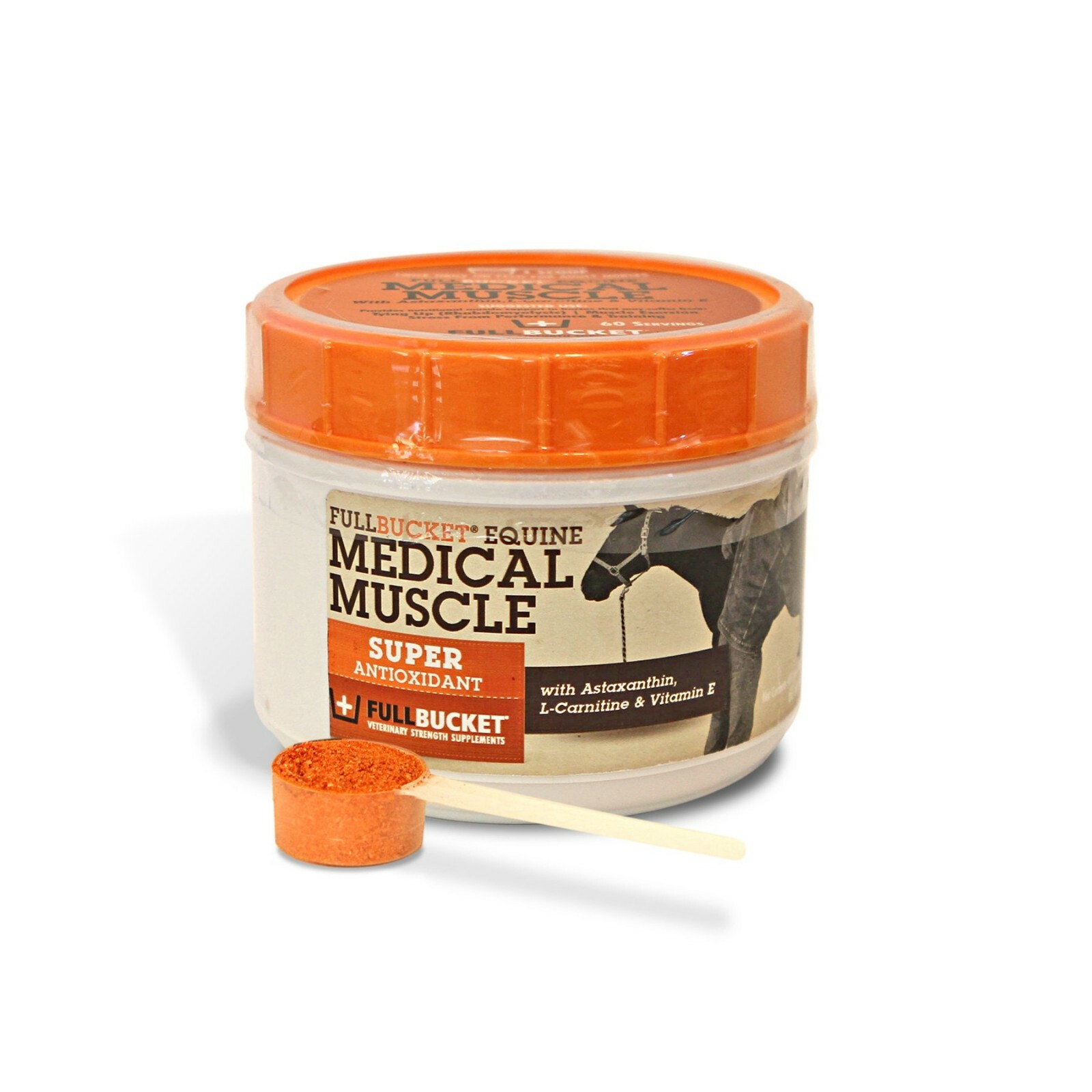 Full Bucket Equine Medical Muscle Antioxidant, 450gm (60 servings)