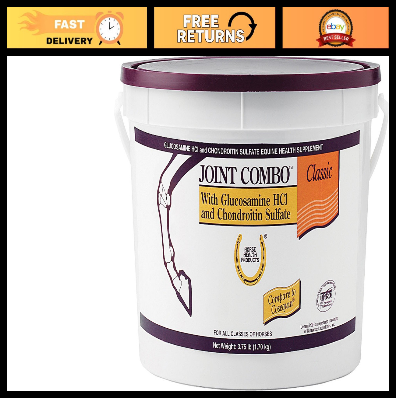 Joint Health Supplement for Horses – Classic Formula, 3.75 lbs – Supports Mobili