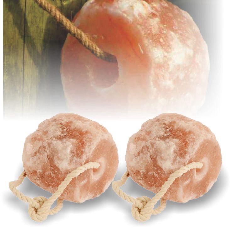 Himalayan Pink Salt Lick Block for Animals | 2.5–3KG Each | Set of 2 Blocks