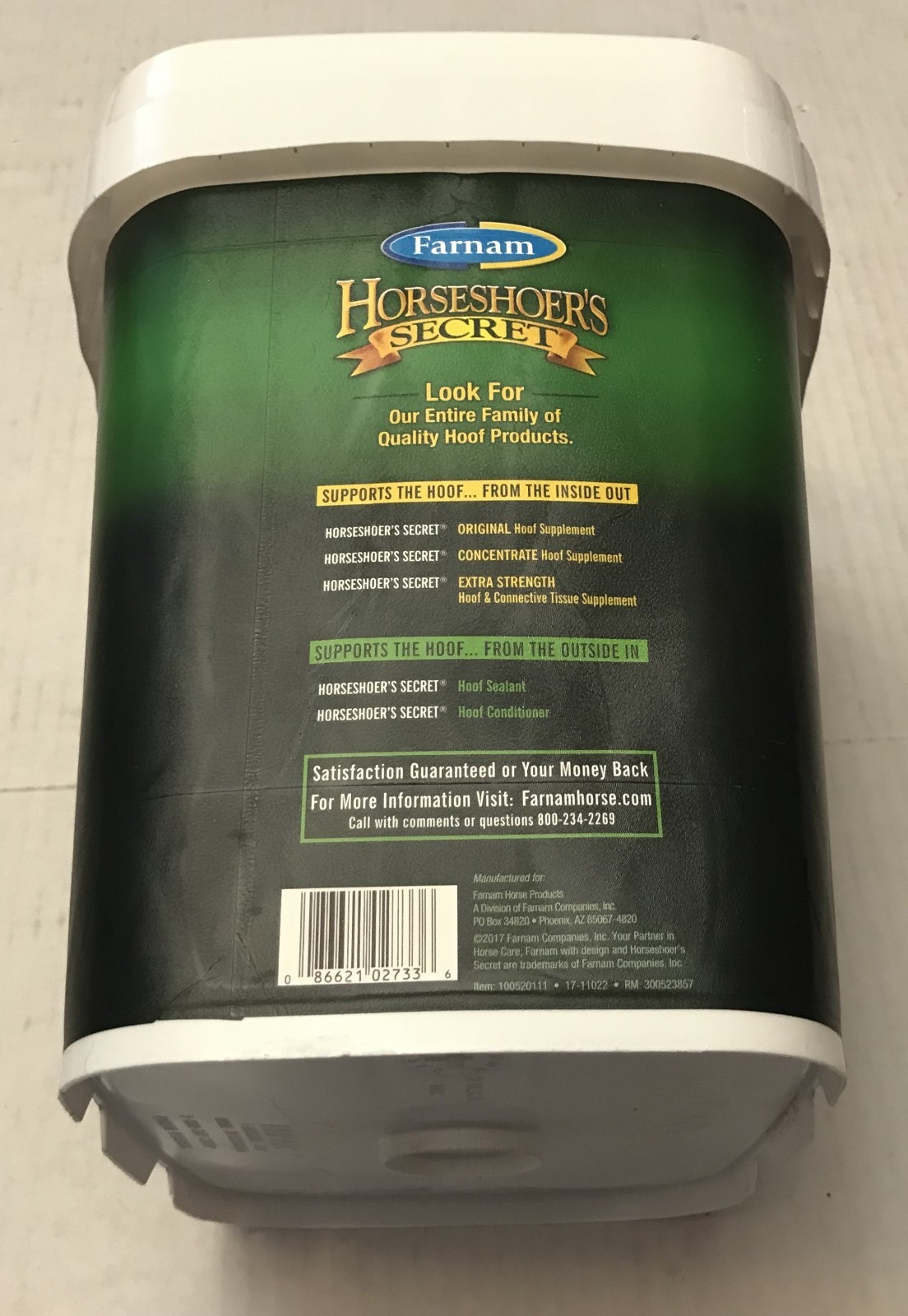 Farnam Horseshoer’s Secret Extra Strength Hoof & Connective Tissue Sup 7.5 lbV,