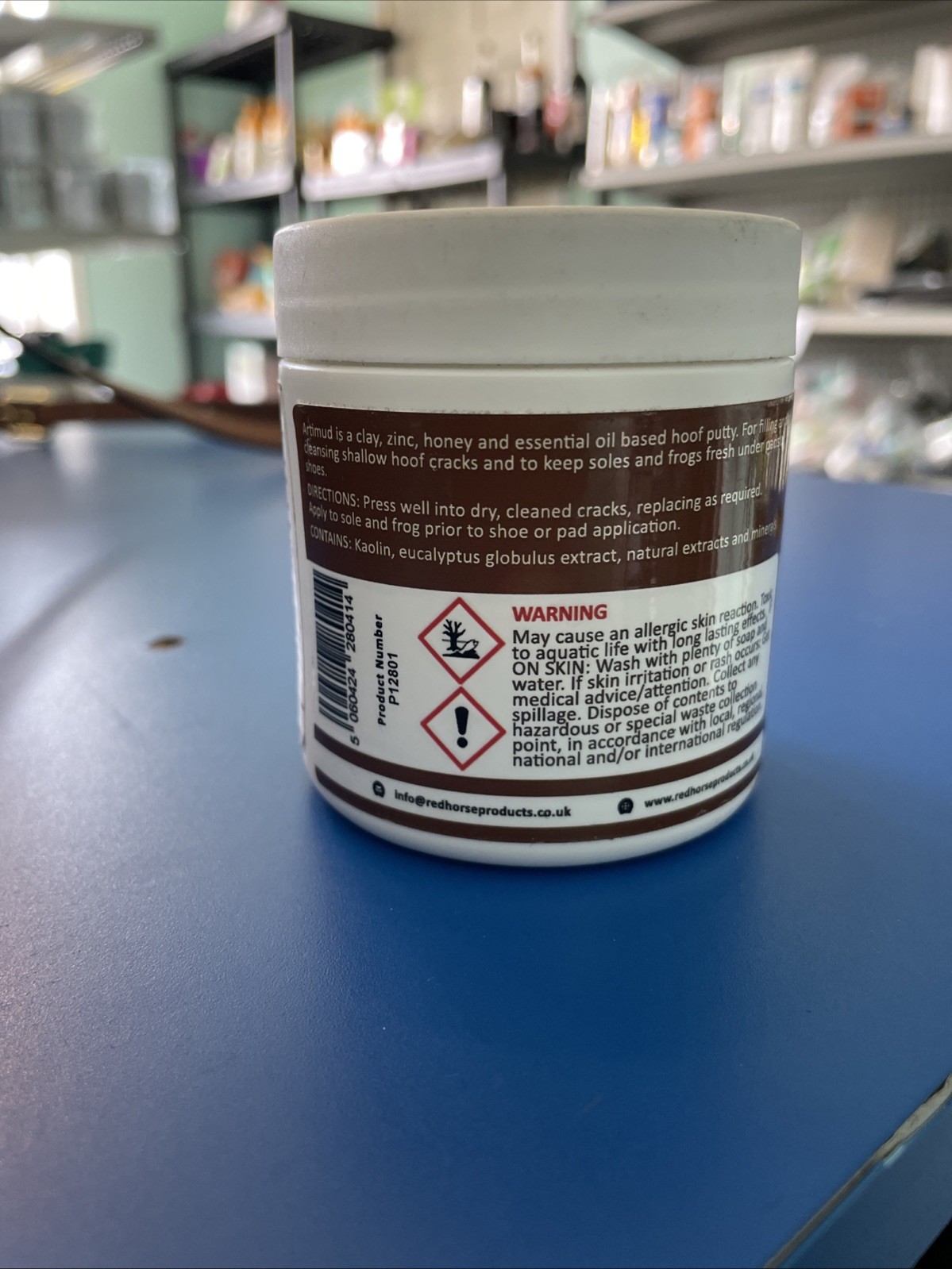 Artimud Natural Hoof Clay for Horses Long Lasting Protection Healthy Hooves 80g