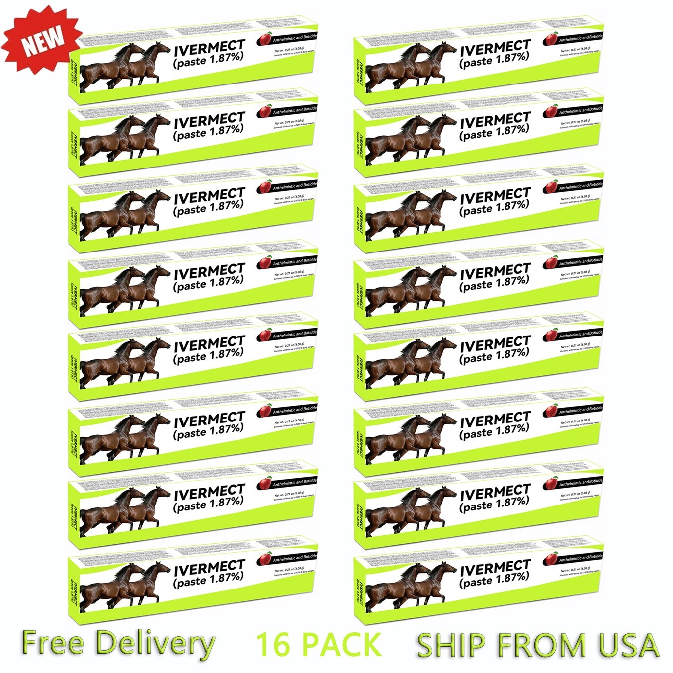 16-Pack Bulk Supply | For Small Barns & Multiple Horse Homes1/2028