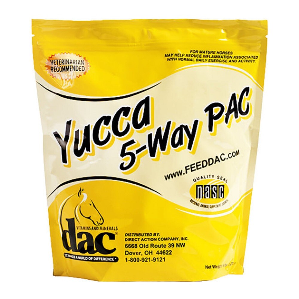 dac YUCCA 5-WAY PAC 5 lbs. Supplement for horses Minerals for horse bone skin +