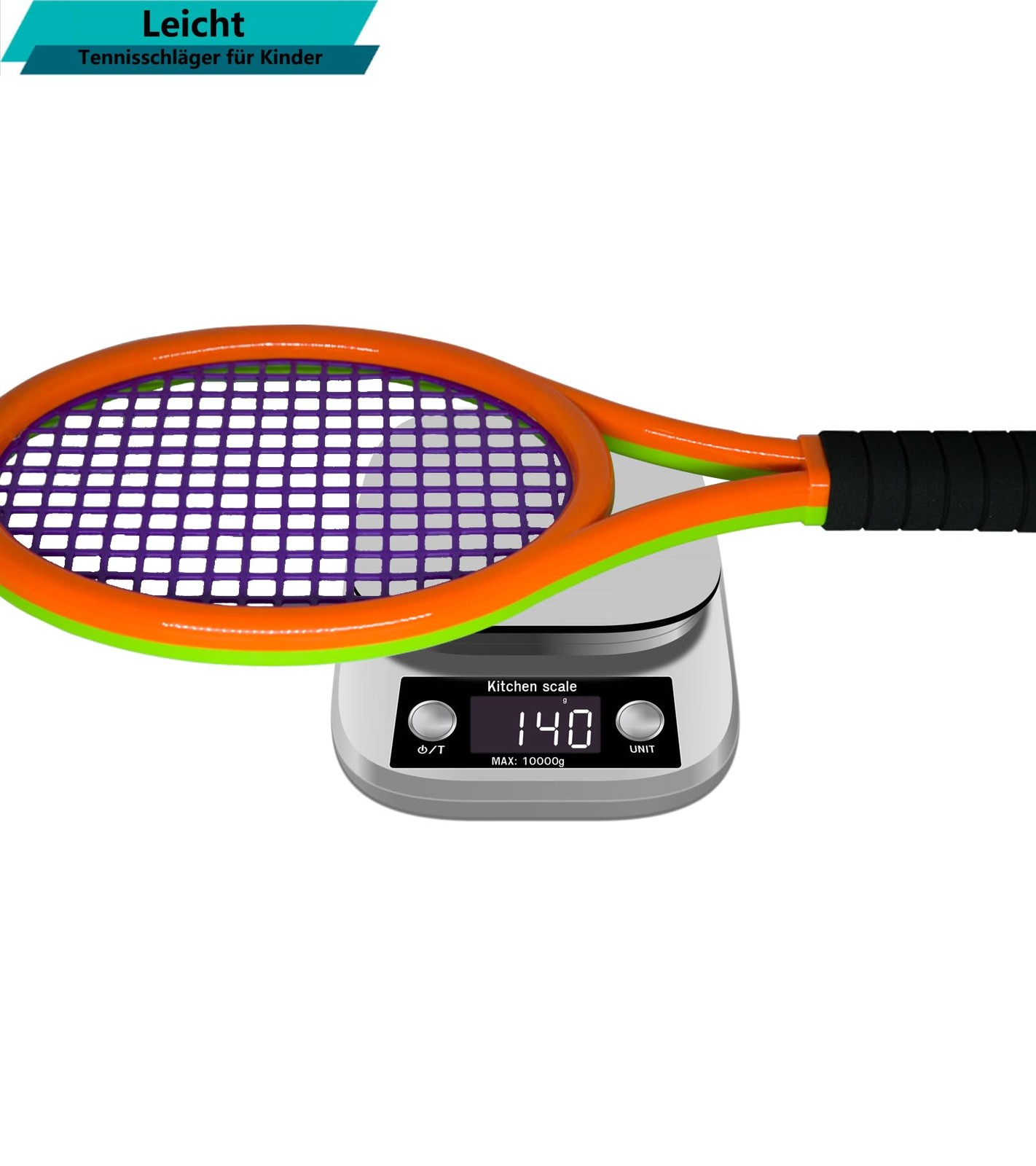 Kids Tennis Racket with Carry Bag, 4 Soft Training Balls and 6 Badminton…