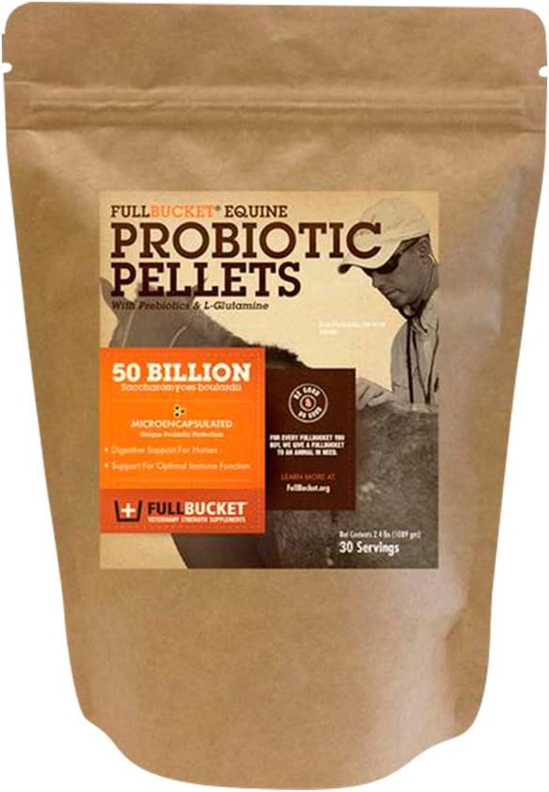 Equine Probiotic Pellets with Saccharomyces Boulardii for Horses under High Stre