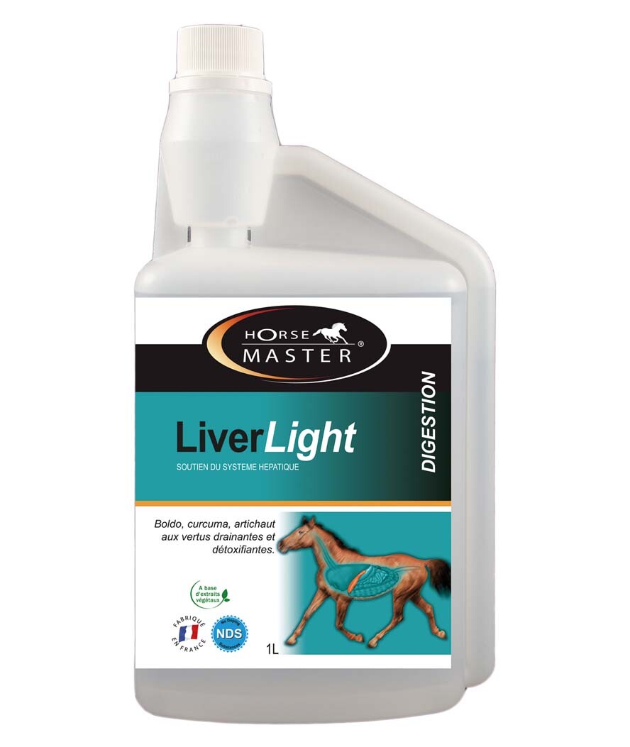 Liver Light supplement for horses with hepatoprotective action 1 lt Horse Master