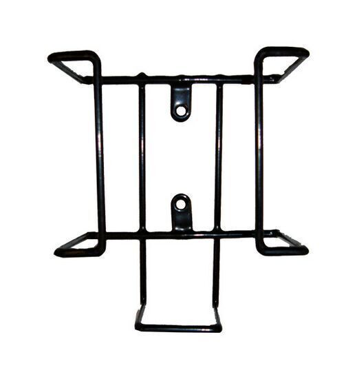 Salt Lick Holder Pvc Coated Black Horse Pony Cattle Goats