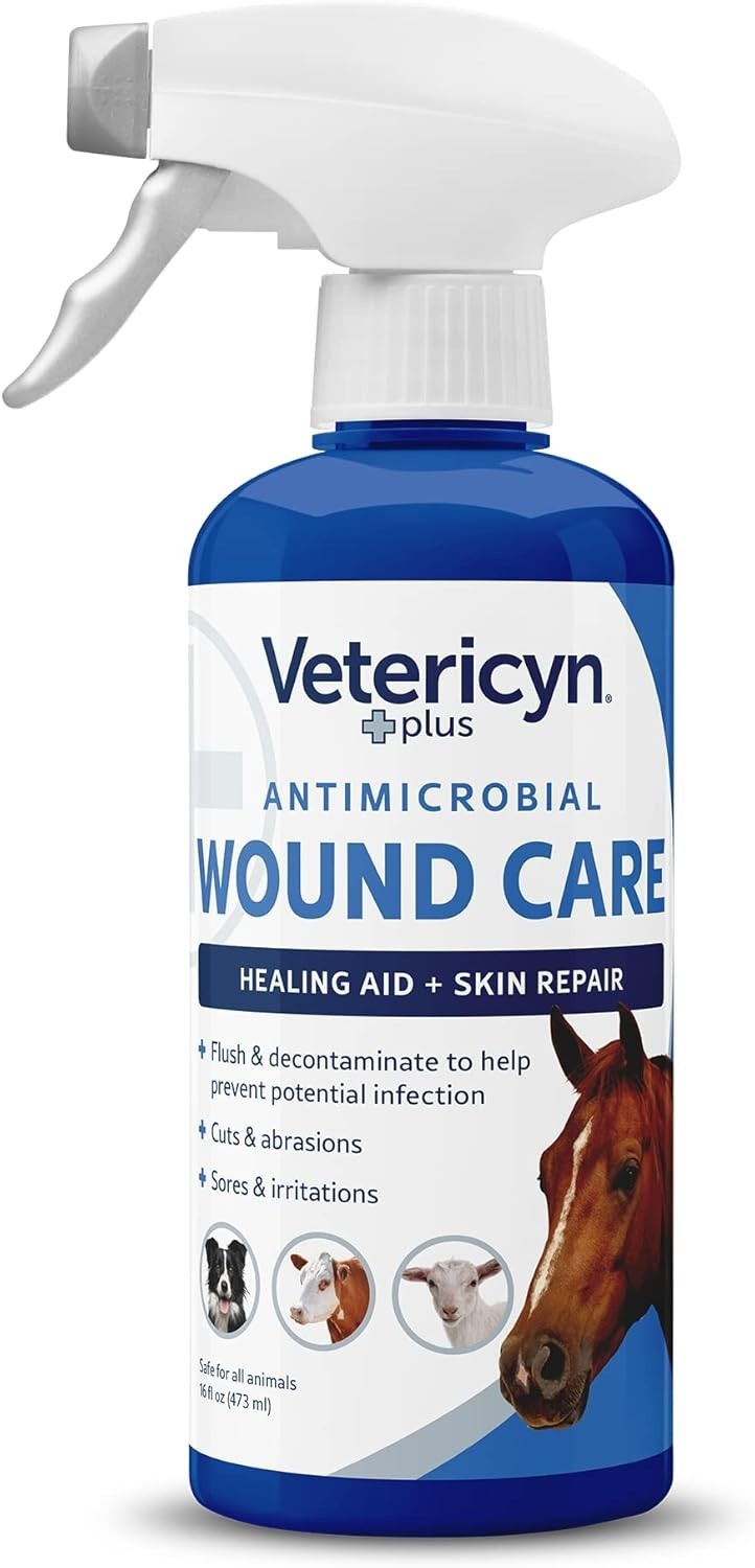 16oz Plus Horse Wound Care Spray – Essential Healing Aid for Equine Care