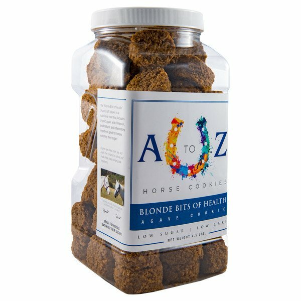 A to Z Blonde Bits of Health Horse Cookies – 4.5 lb jar