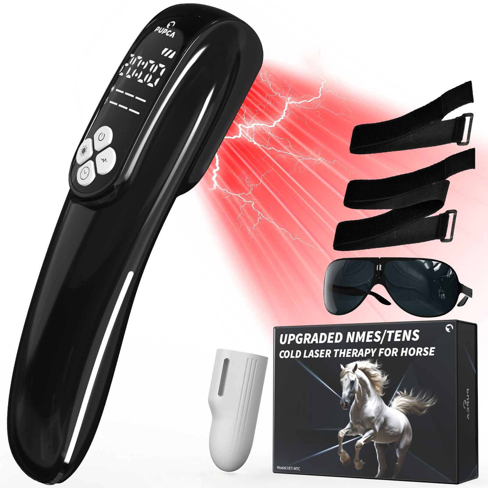 Handheld Red Light Therapy Pain Relief Device Sore Muscles & Joints Issues Pets