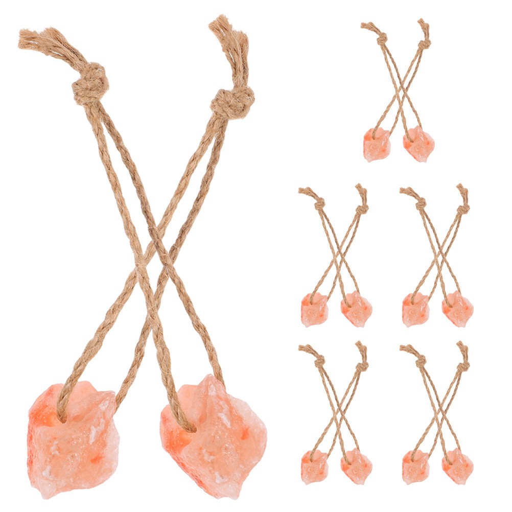 12 Pcs Alpaca Mineral Salt Rope Licking Brick Deer Block
