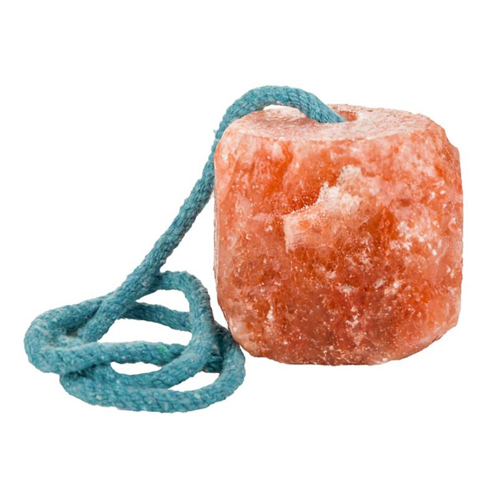 JT All-Natural Himalayan Rock Salt Lick with Rope 1.1 lb – Pure Mineral Salt