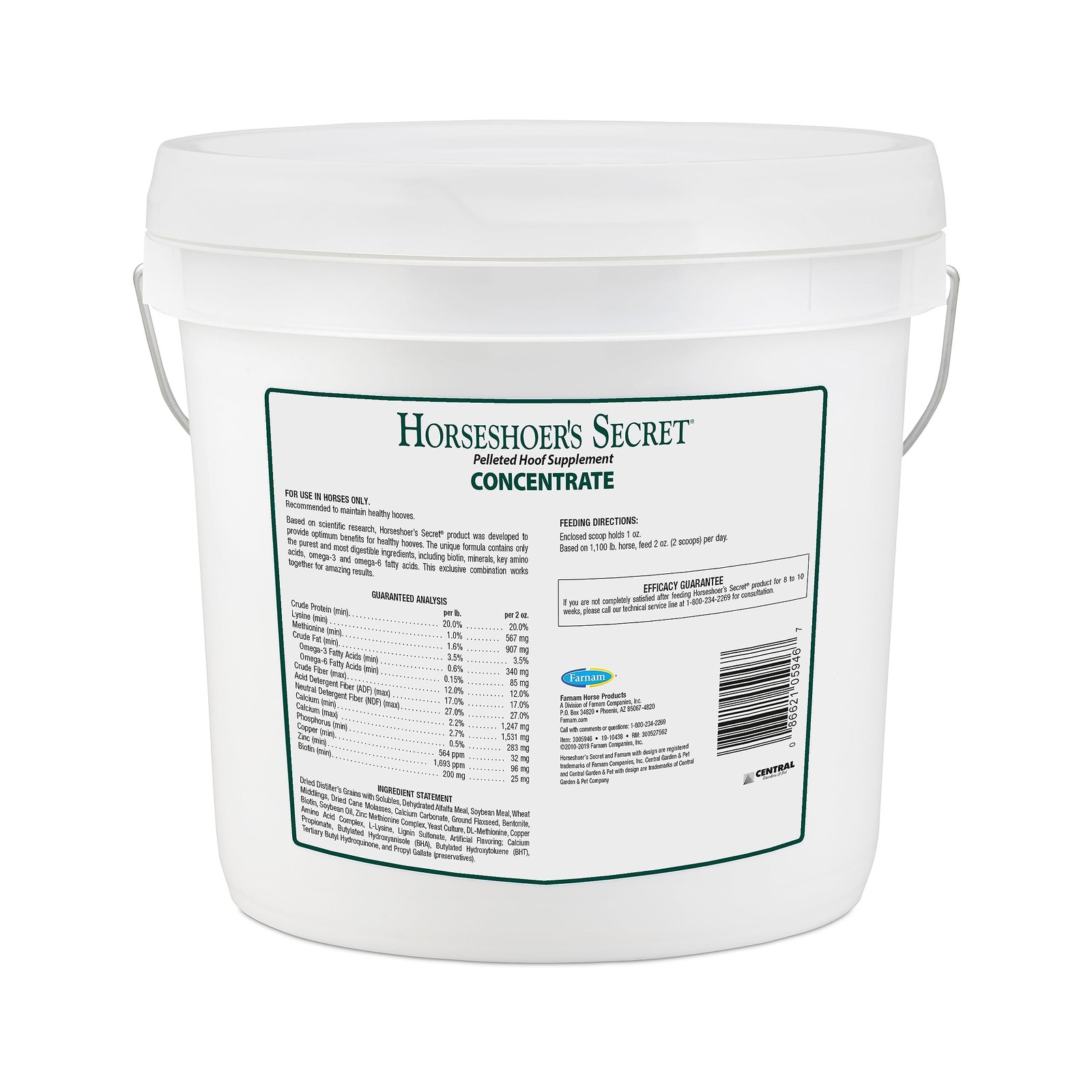 Horseshoer s Secret Hoof Supplement Pellets 11.25 lb Promotes Healthy Hooves
