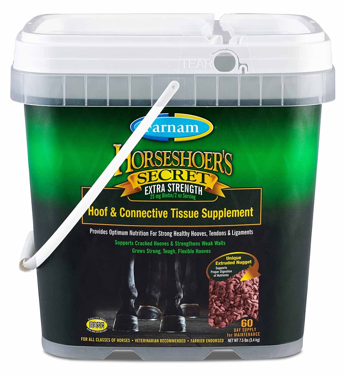 Horseshoer’s Secret Extra Strength Hoof & Connective Tissue Supplement, 7.5 lb