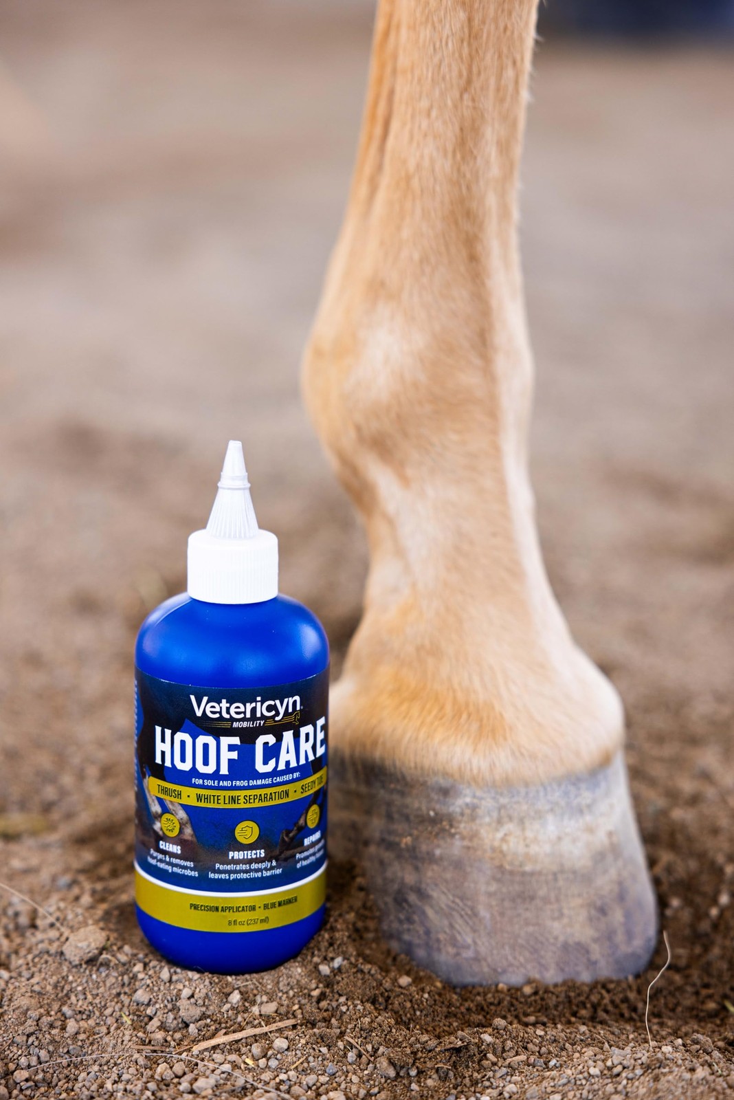 Mobility Equine Hoof Care for Sole and Frog Damage Caused by Thrush, White Li…