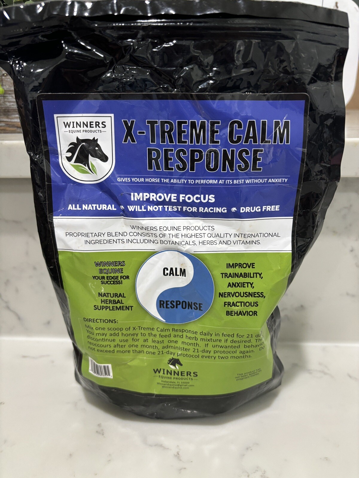 X-Treme Calm Response – Winners Equine Products – for nervous, fractious horses