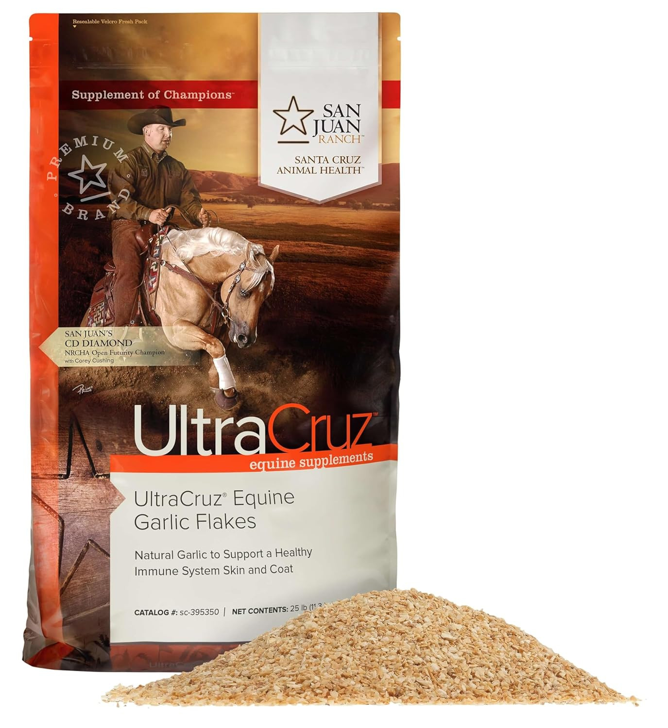 ® Equine Garlic Flakes, 25 Lb
