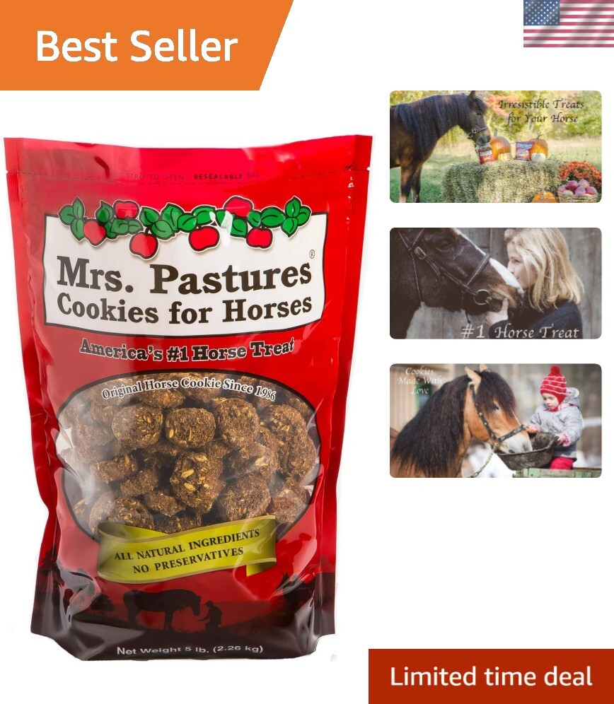 All-Natural Horse Treat Cookies – Crunchy 5 lb Pack for Special Occasions