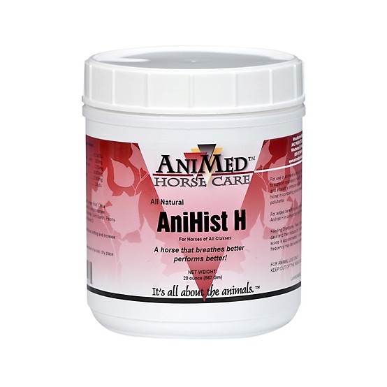 AniMed AniHist H for Horses 20 oz | All-Natural Respiratory Support