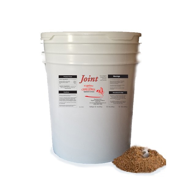 Horse Joint Supplement Glucosamine, Chondroitin, MSM, Yucca 4 lb. Pail