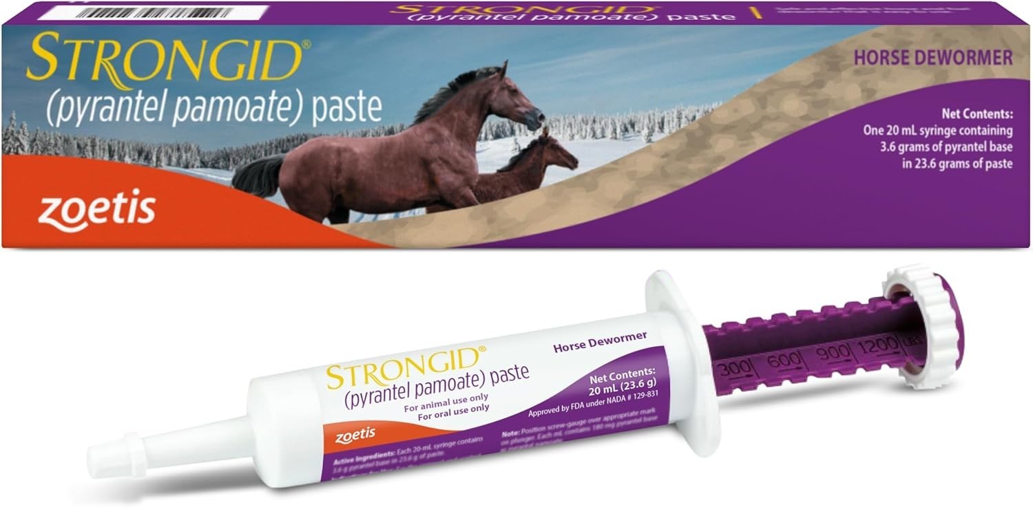 Strongid (Pyrantel Pamoate) Paste for Horses 23.6gm Zoetis