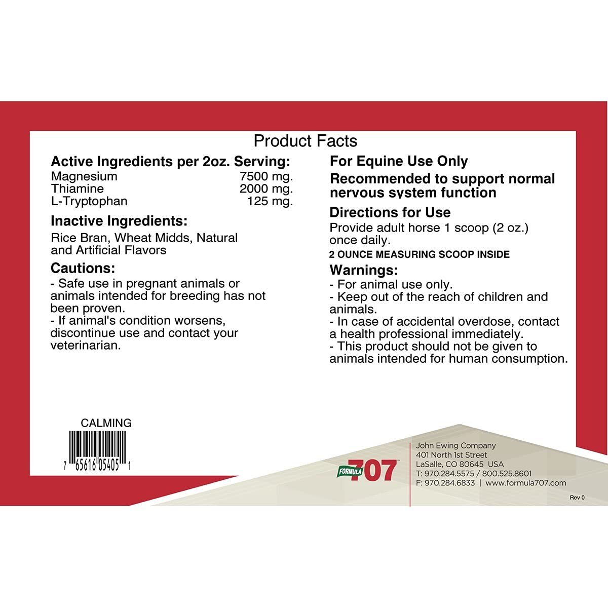 5 LB Bucket Horse Anxiety Relief Supplement Enhanced Focus Show Safe USA Made