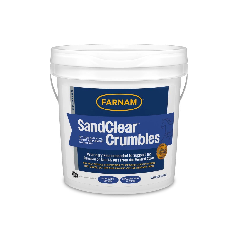 Farnam SandClear Natural Psyllium Crumbles for Horses 10 lbs.