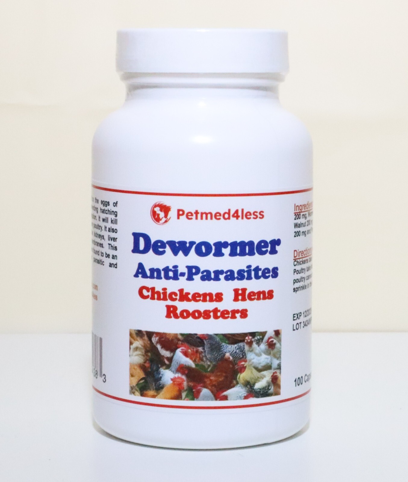 CHICKENS HENS ROOSTERS DEWORMER – MADE IN USA