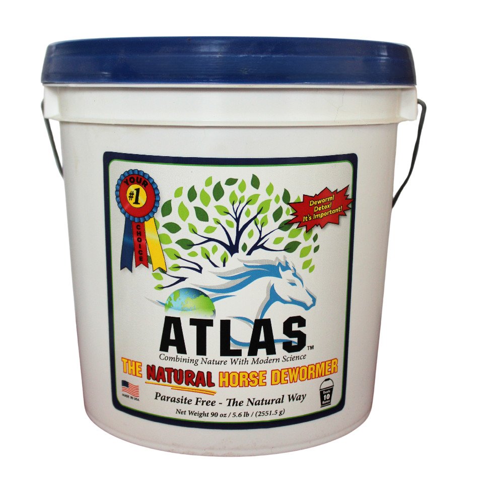 Atlas Natural Horse Dewormer Powder Equine Herbal Wormer