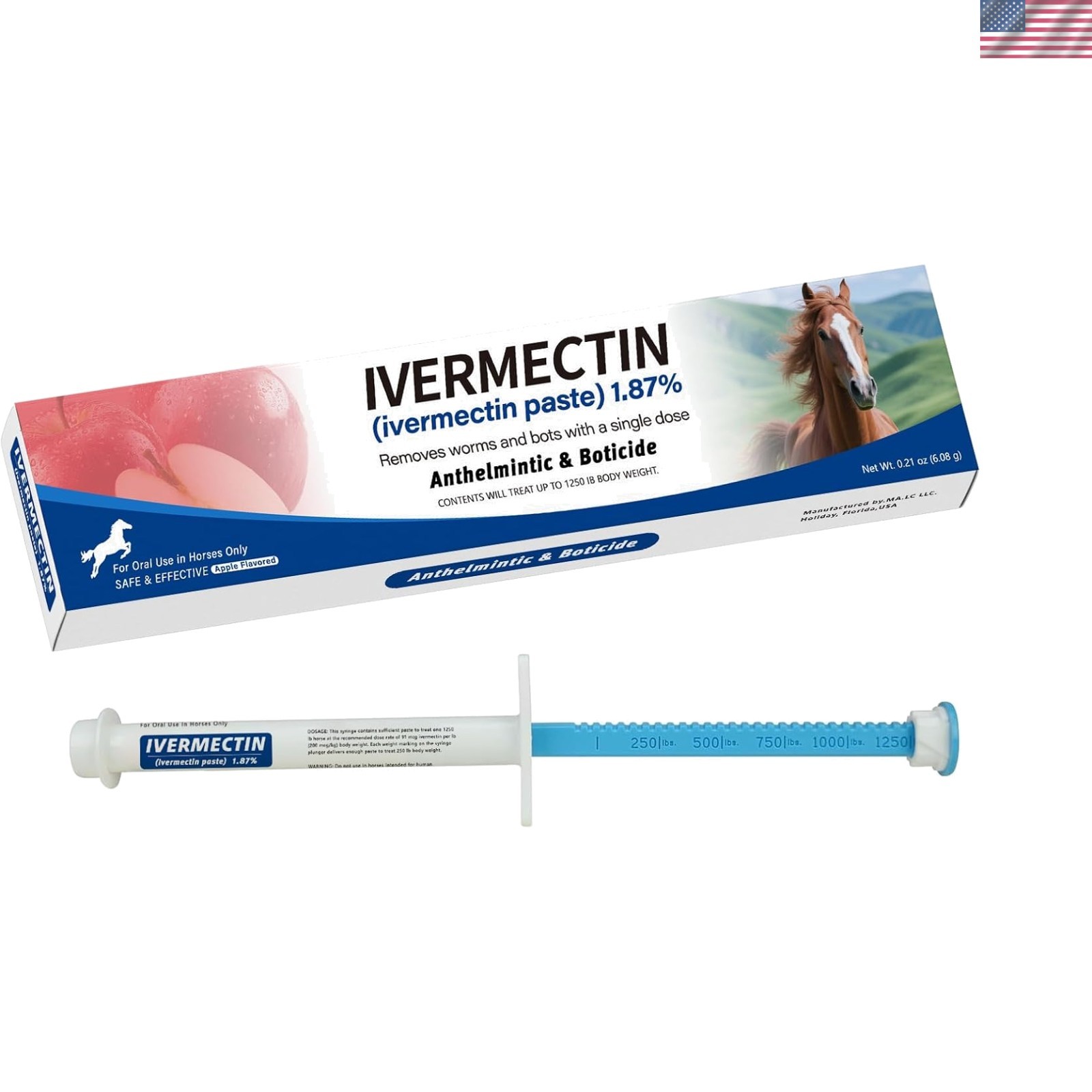 Horse Care Gel Paste 1.87% 6.08g – Optimal Solution for Equine Needs