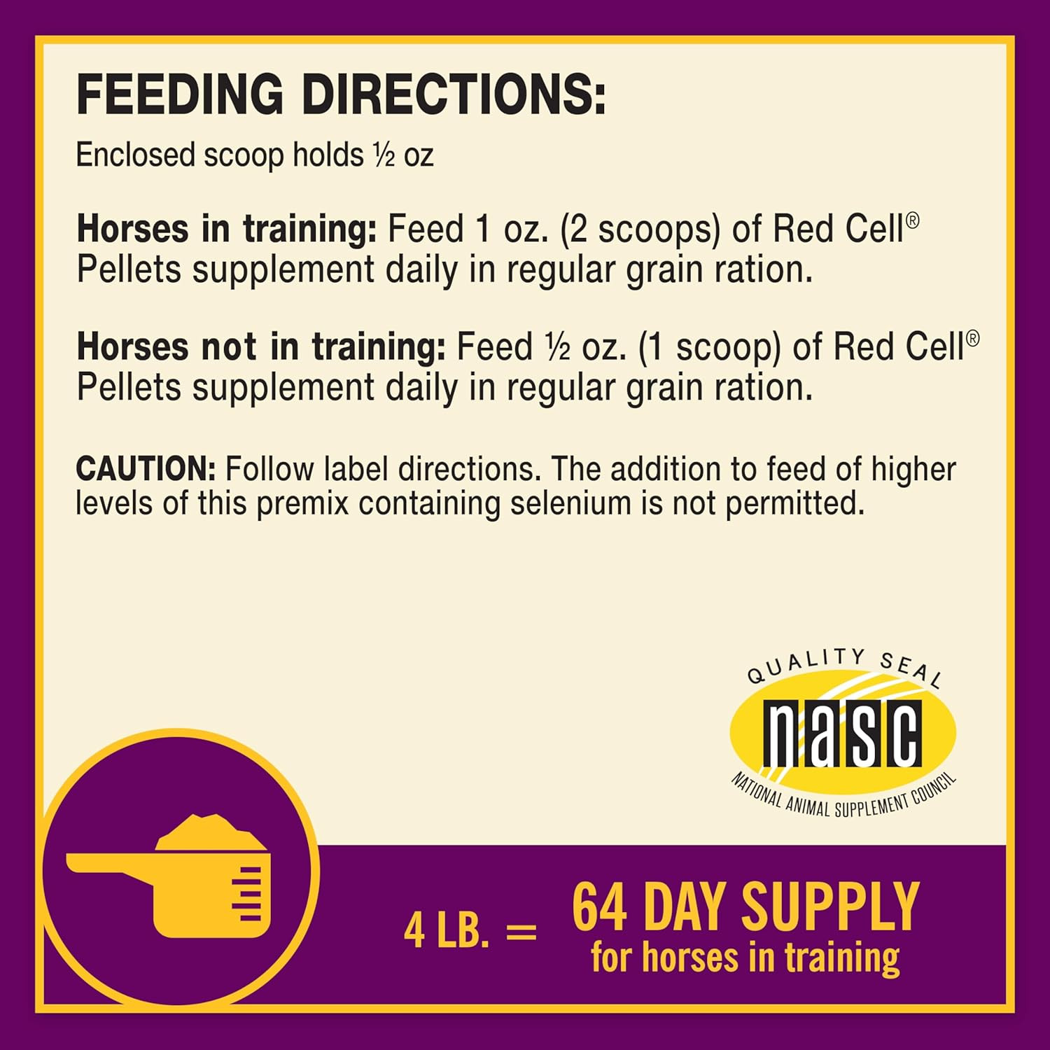 Farnam Red Cell Pellets, Vitamin-Iron-Mineral Supplement for Horses, Helps F…