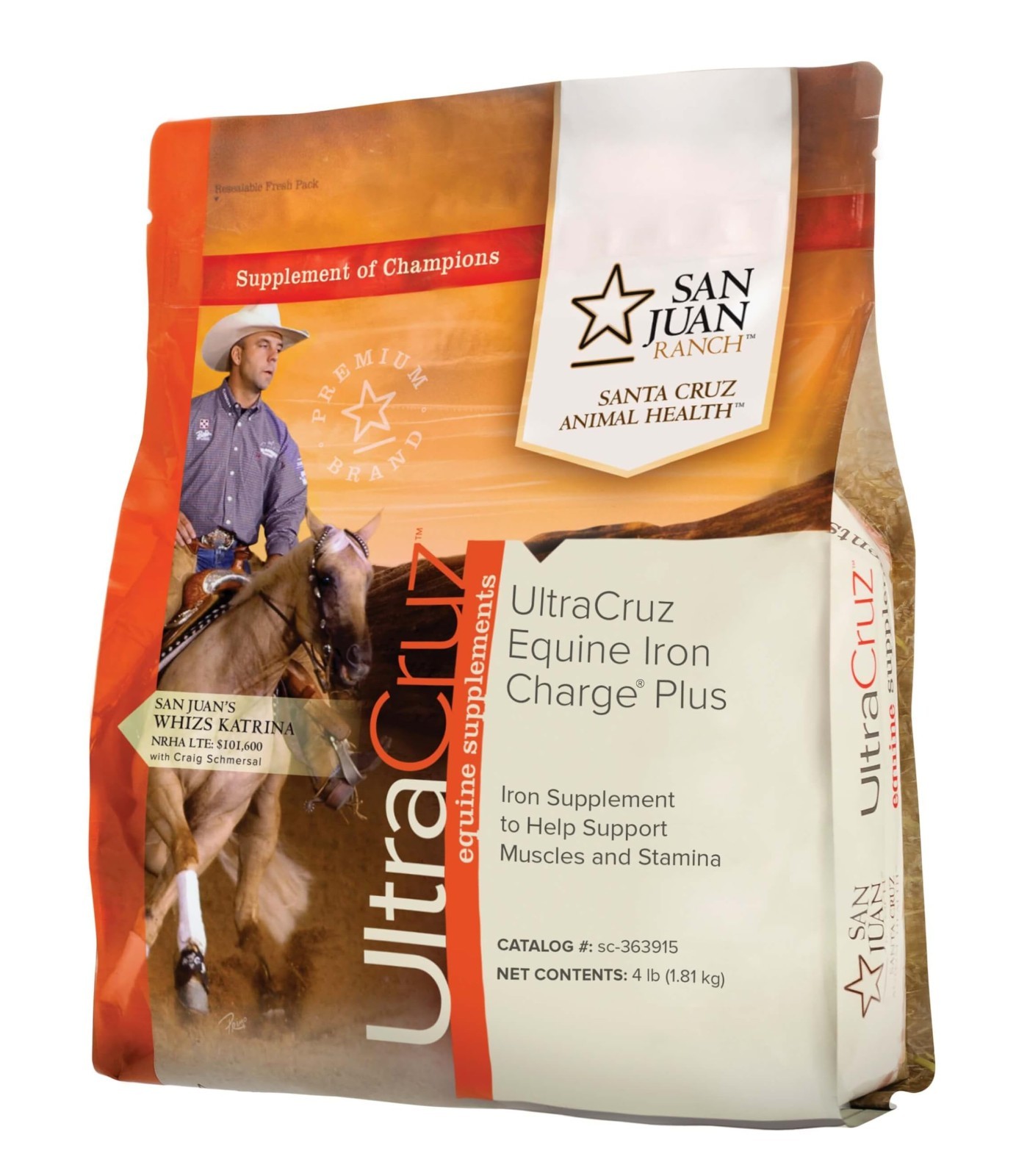 Equine Iron Charge Plus Supplement, 4 lb – Boost Energy & Vitality for Horses