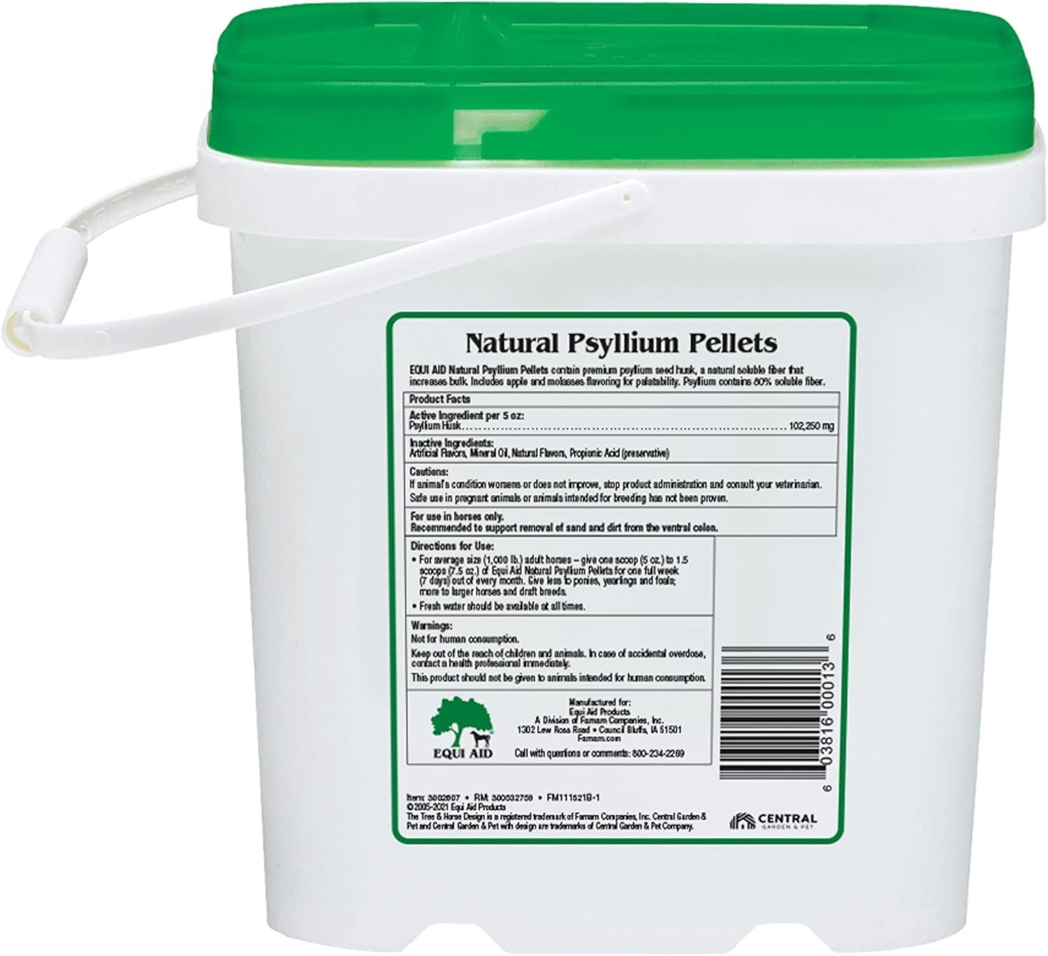 Suplemento de Fibra para Caballos Equi Aid Psyllium Digestivo Colon