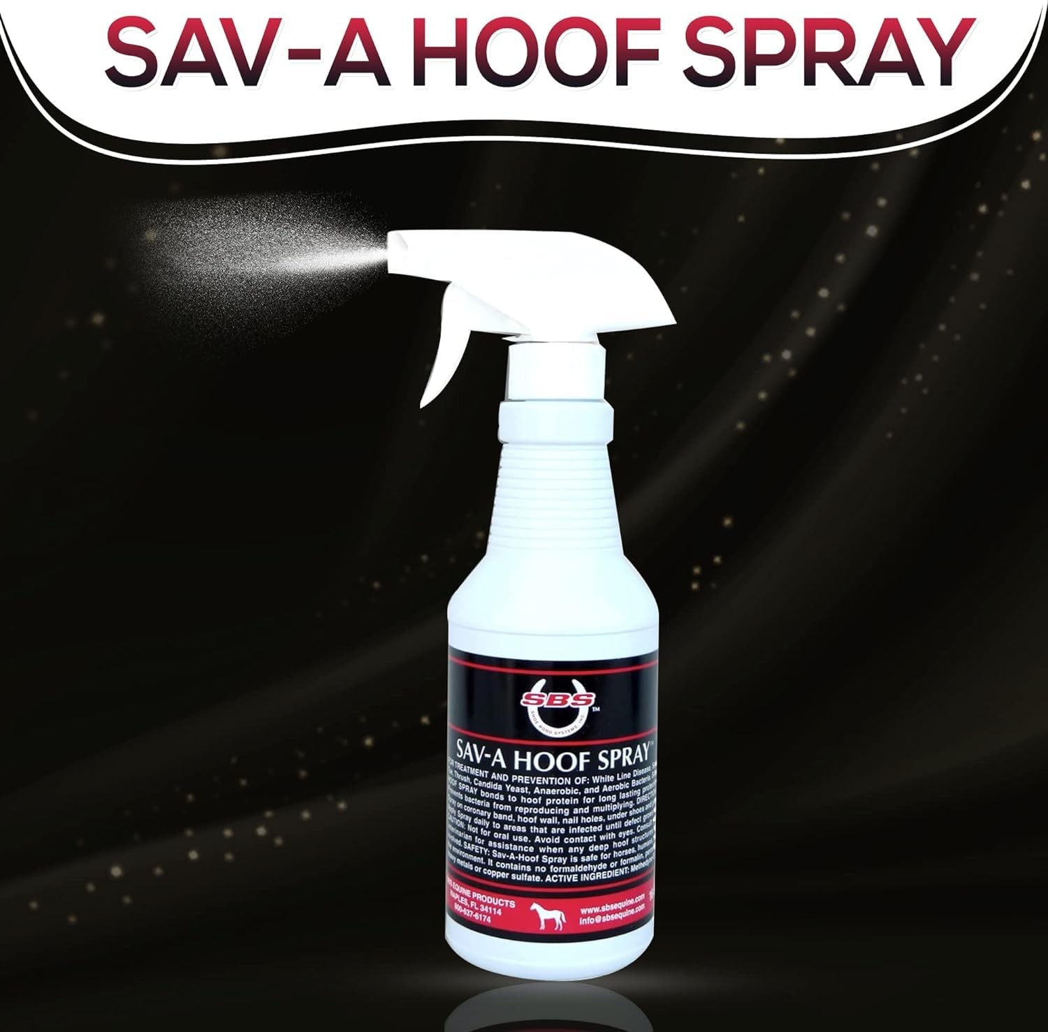 SBS Equine Spray | Hoof Treatment Provides Antiseptic Barrier Against Infecti…