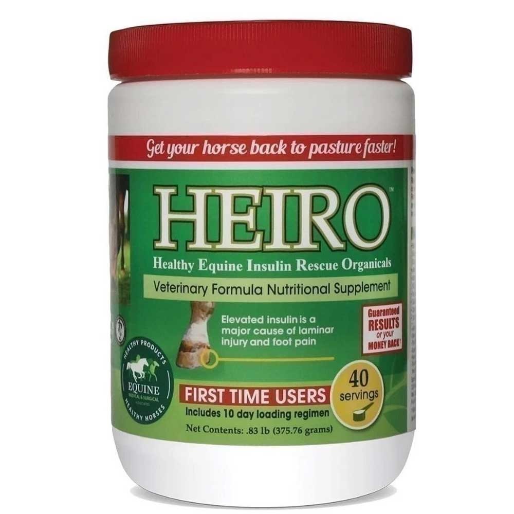Heiro Healthy Equine Horse Insulin Resistant Rescue Organicals 40 SERVINGS