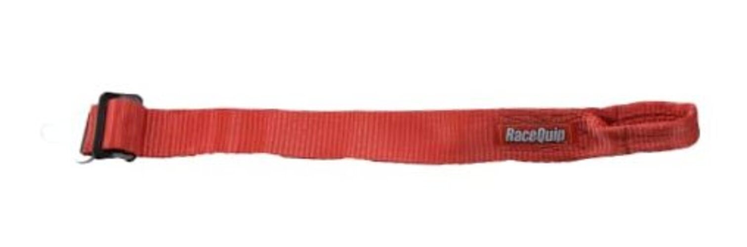 898148RQP Tow Hook Strap Loop 2 in Adjustable 7-24 in Long 3500 lb Red