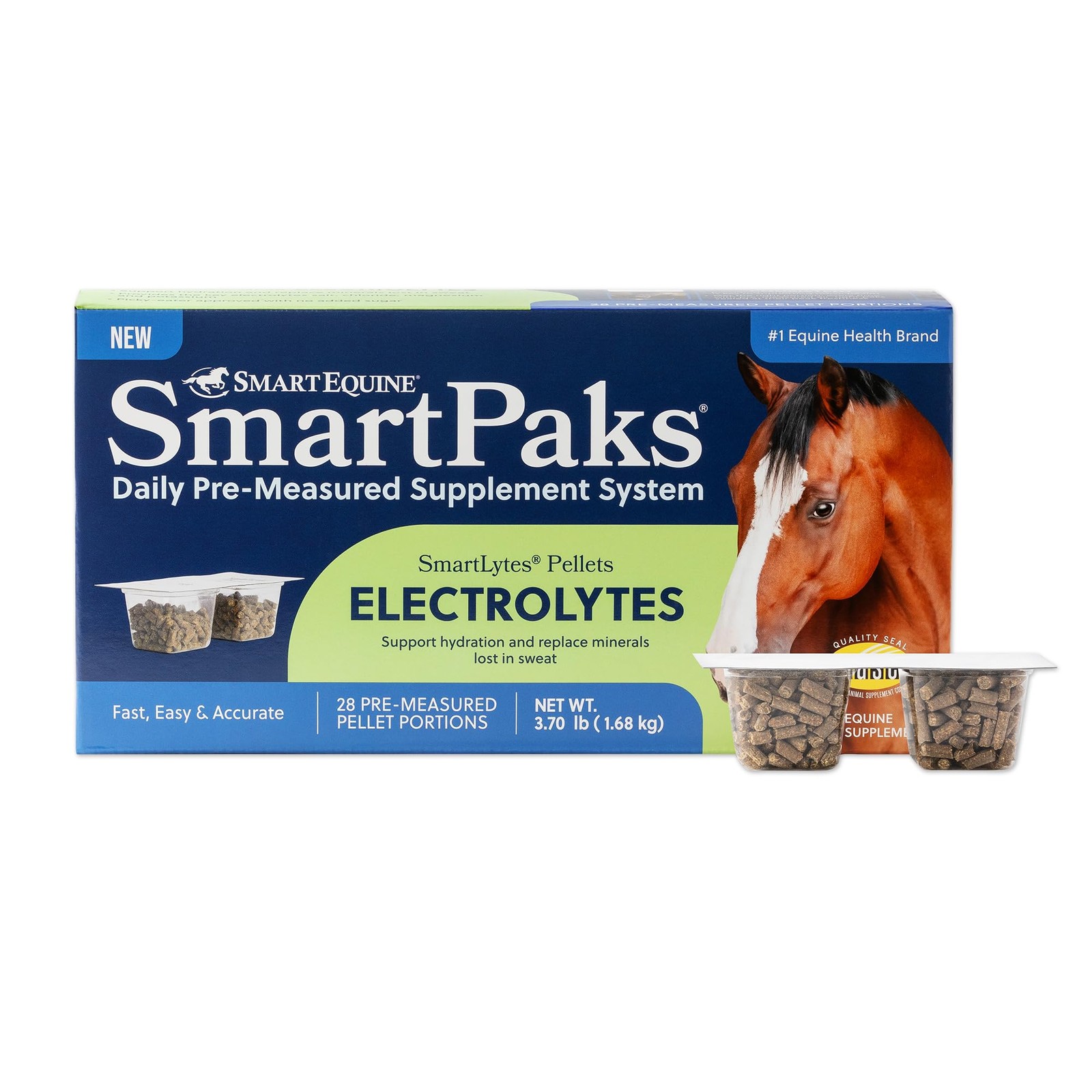 SmartLytes SmartPaks Horse Pellet Electrolyte Supplement | Encourages Hydration,