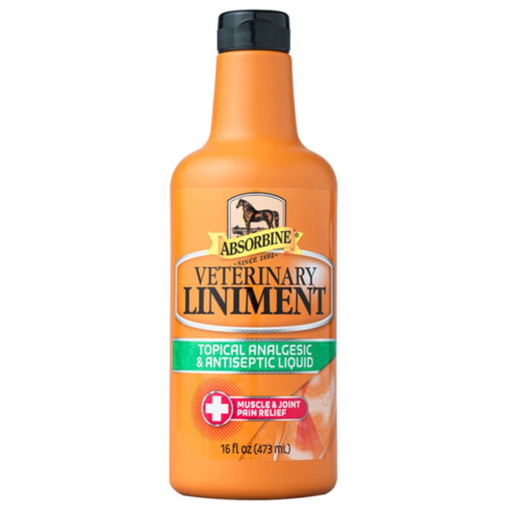 38RJ Absorbine Veterinary Liniment Topical Analgesic Antiseptic Liquid 16Oz
