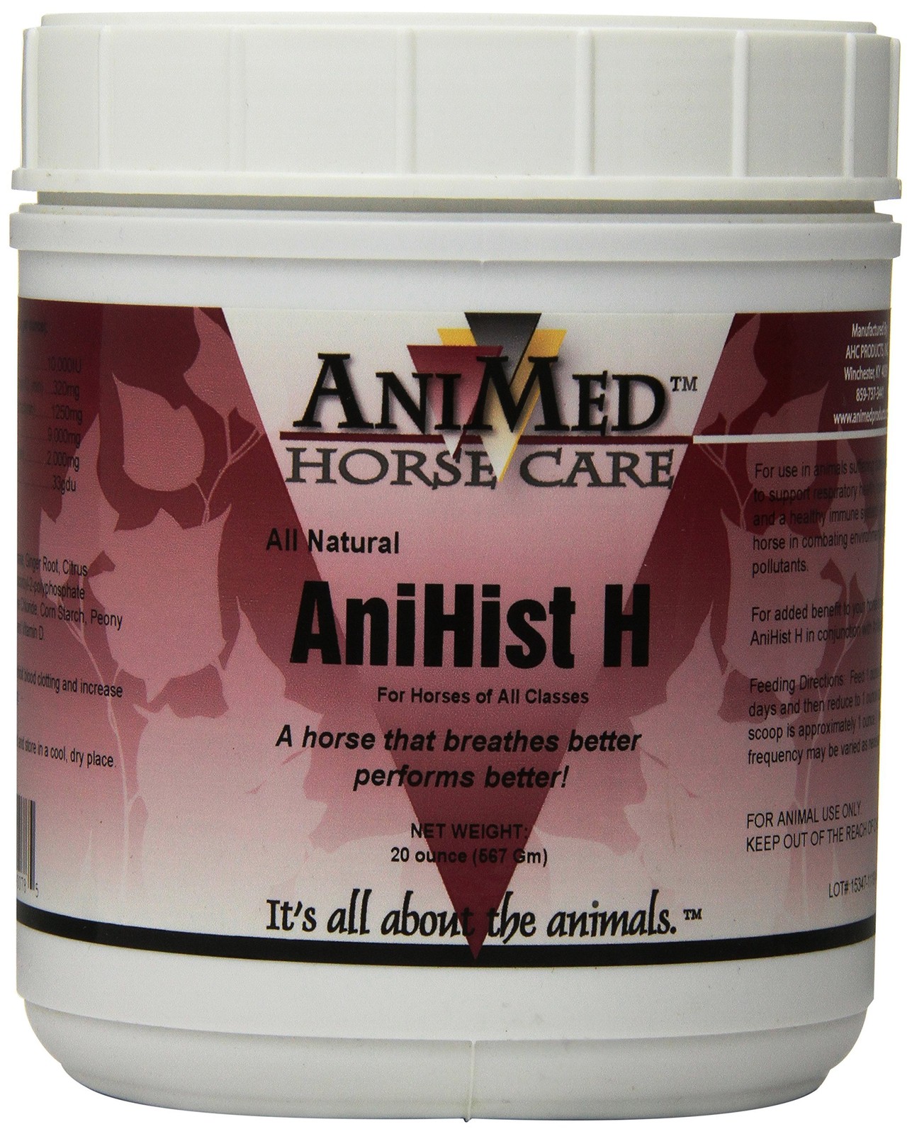 Anihist-H 20oz for Horses: Supports Normal Histamine Levels