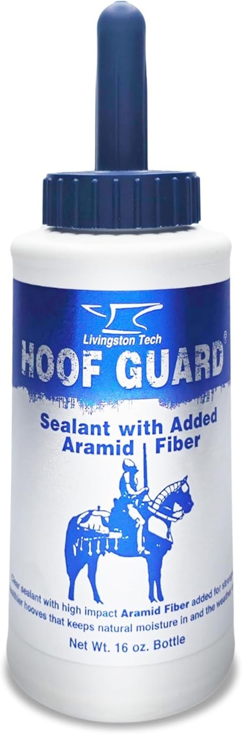 Hoof Guard Sealant for Horses 16oz – Fiber-Fortified Hoof Sealant with Aramid…