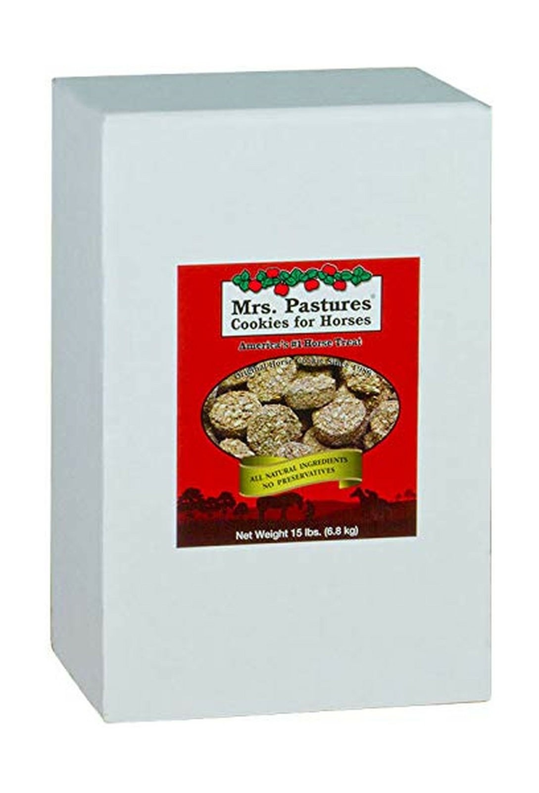Mrs. Pastures Cookies for Horses – (15lb Refill Box)