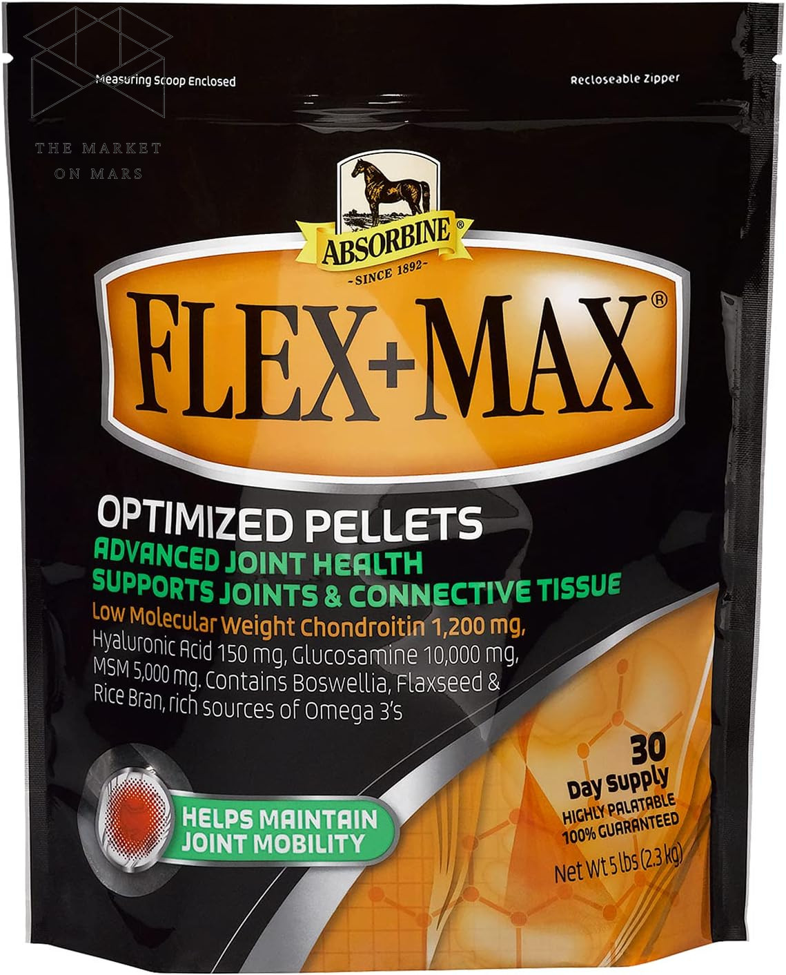 Flex+Max Horse Joint Supplement Pellets, Highly Palatable, Comprehensive Equine