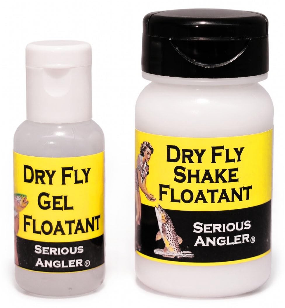 Dry Fly Gel Floatant and Shake Powder Floatant Combo Pack. These Premium Product
