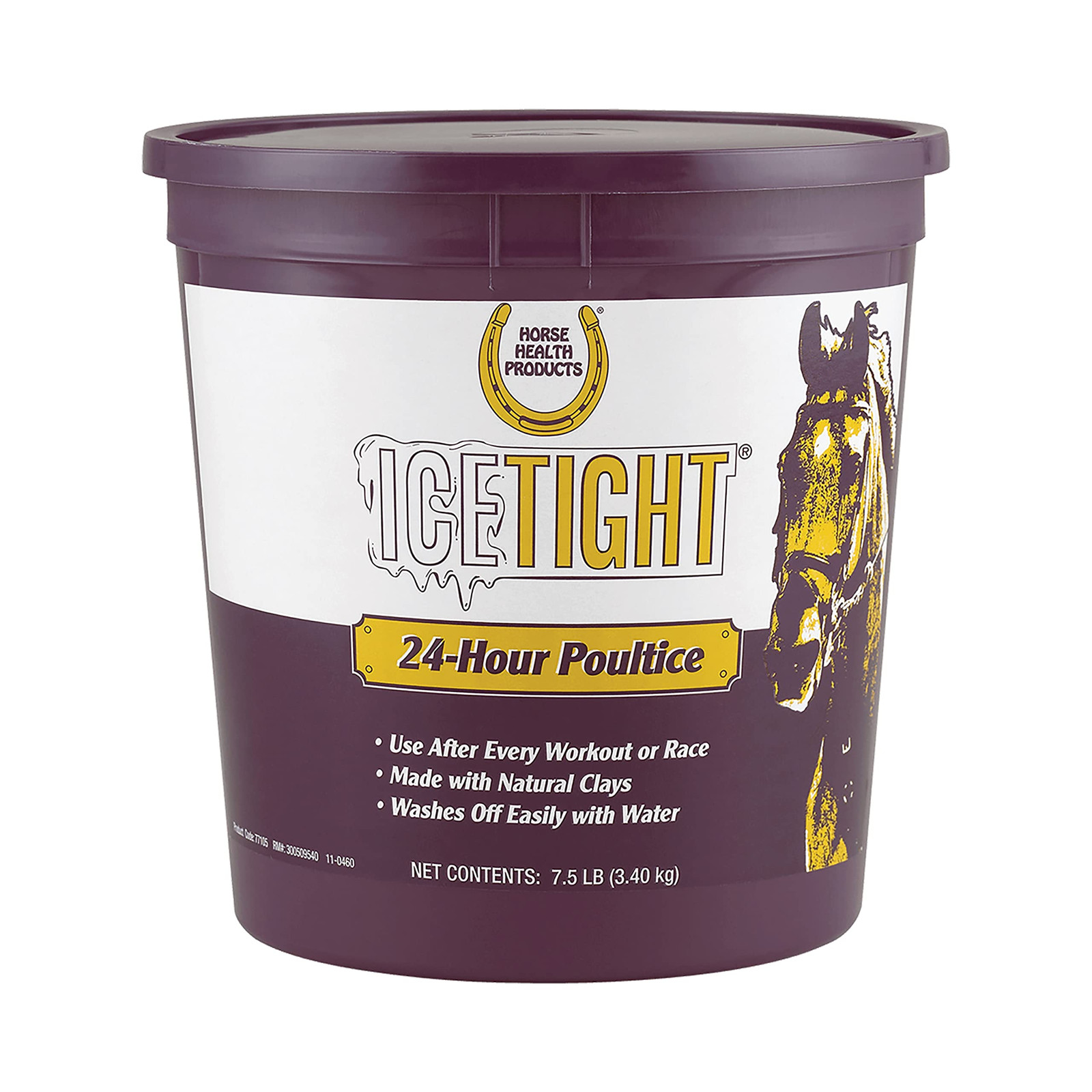 Icetight 24 Hour Poultice for Horses Knees Tendons Ankles 7.5 Pound Pack